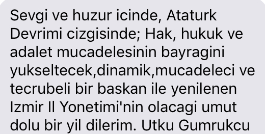 Gümrükçü'den manidar mesaj