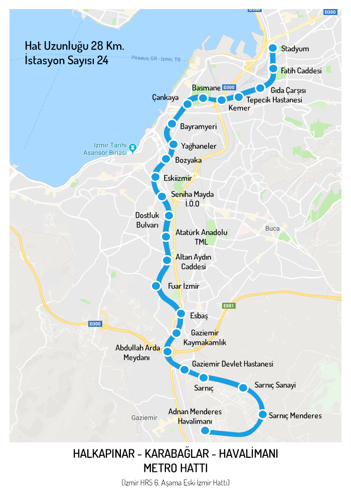 Gaziemir’e metro hattı geliyor