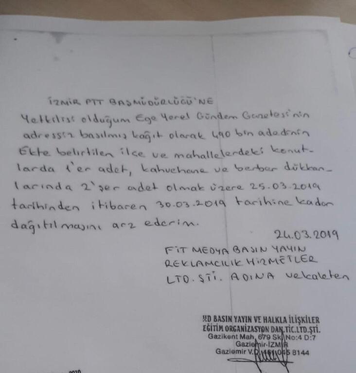 KARA PROPAGANDA YAYINININ DAĞITIMI İÇİN PTT’YE BAŞVURAN ŞİRKET ORTAYA ÇIKTI