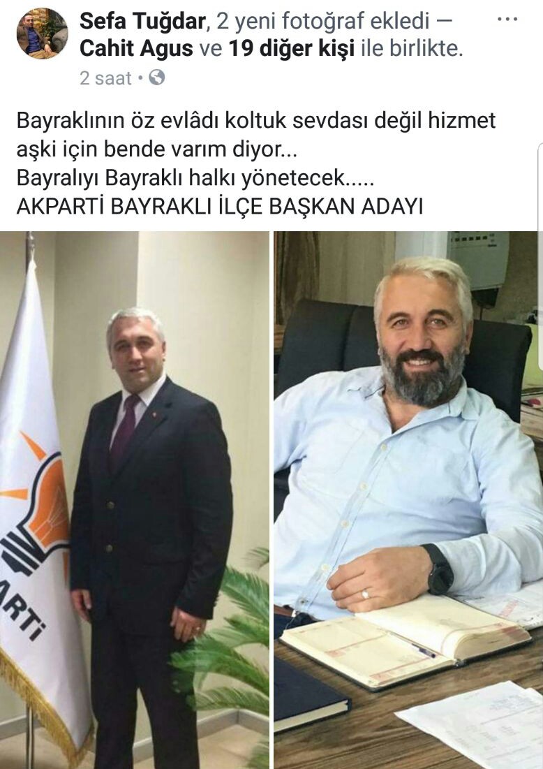 AK Parti Bayraklı'da sürpriz aday