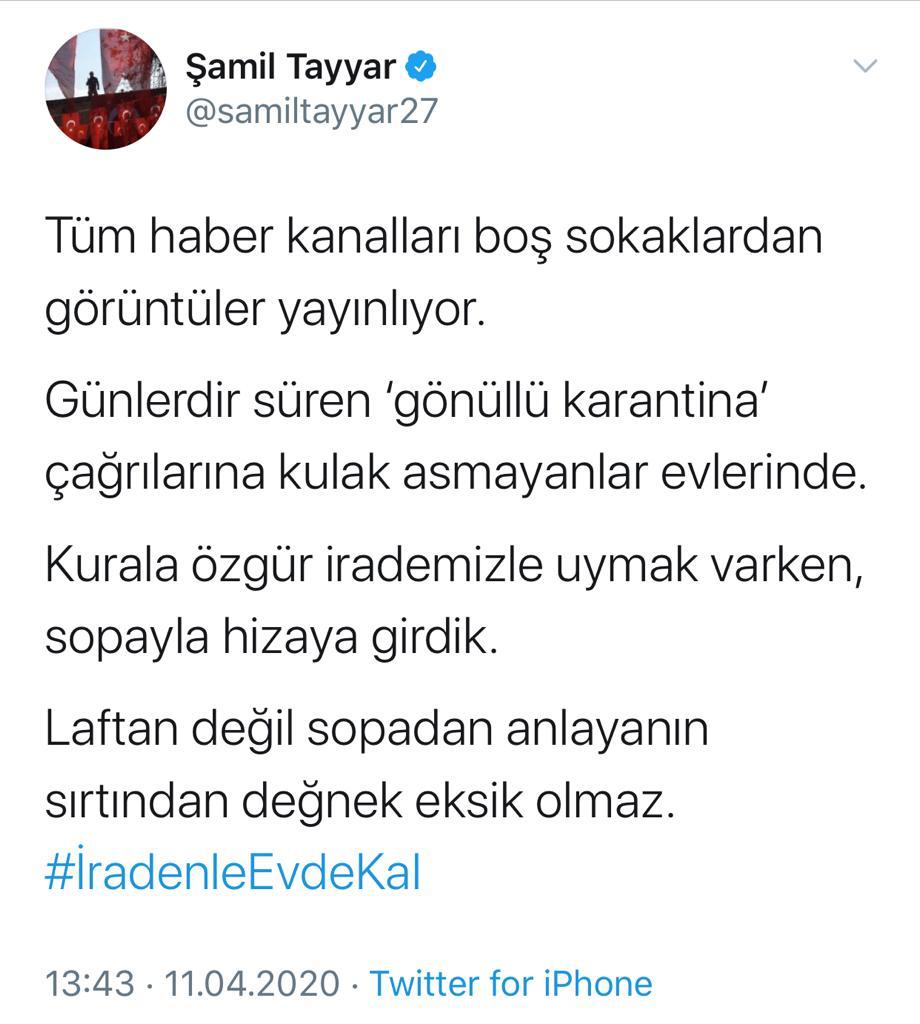 Ak Partili eski vekilden şok tweet; "Laftan değil sopadan anlayan..."
