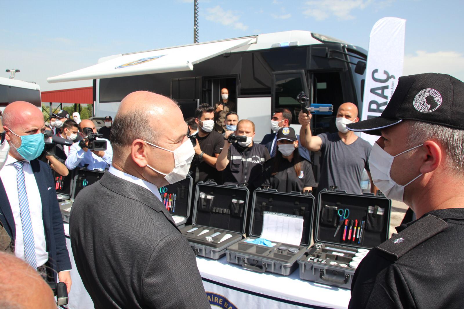 Katmerciler’in Geliştirdiği Kriminal İnceleme Aracı KIRAÇ, İçişleri Bakanı Süleyman Soylu’ya Tanıtıldı