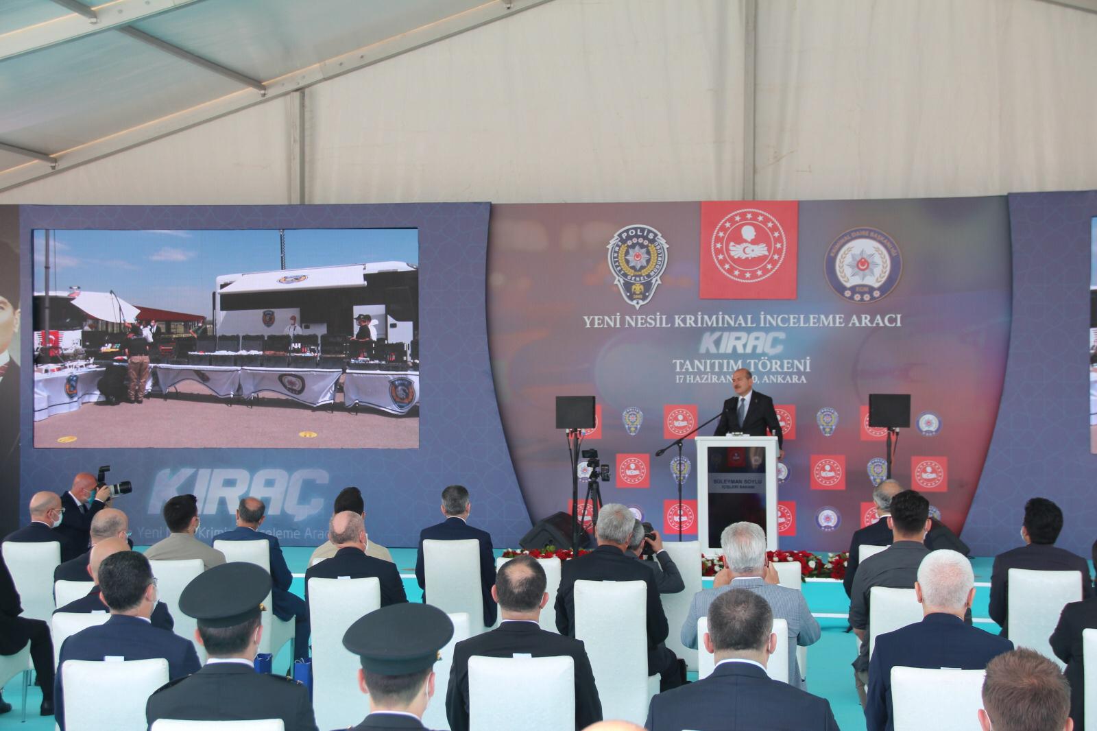 Katmerciler’in Geliştirdiği Kriminal İnceleme Aracı KIRAÇ, İçişleri Bakanı Süleyman Soylu’ya Tanıtıldı