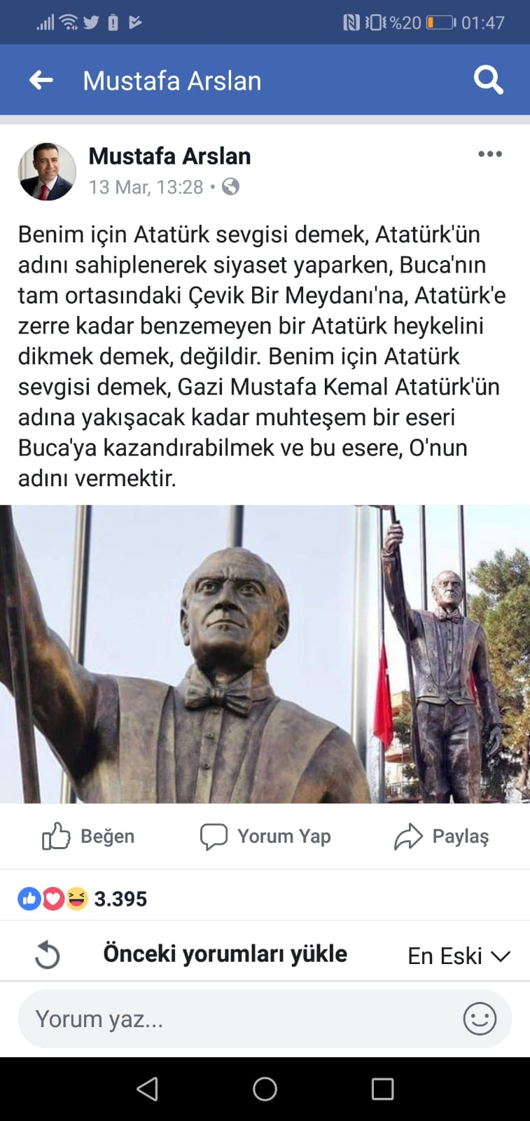 Buca'da gündem Atatürk