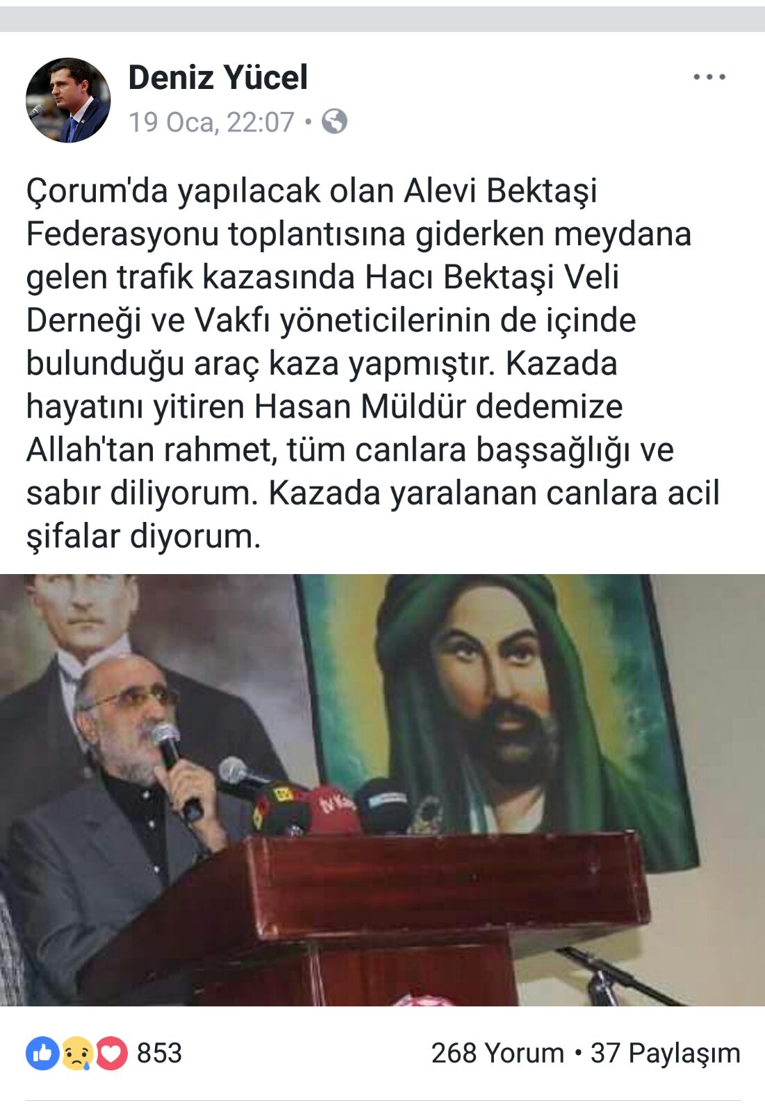 Deniz Yücel'e laiklik uyarısı!