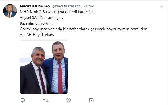 MHP İzmir İl Başkanlığına atanan isim belli oldu...