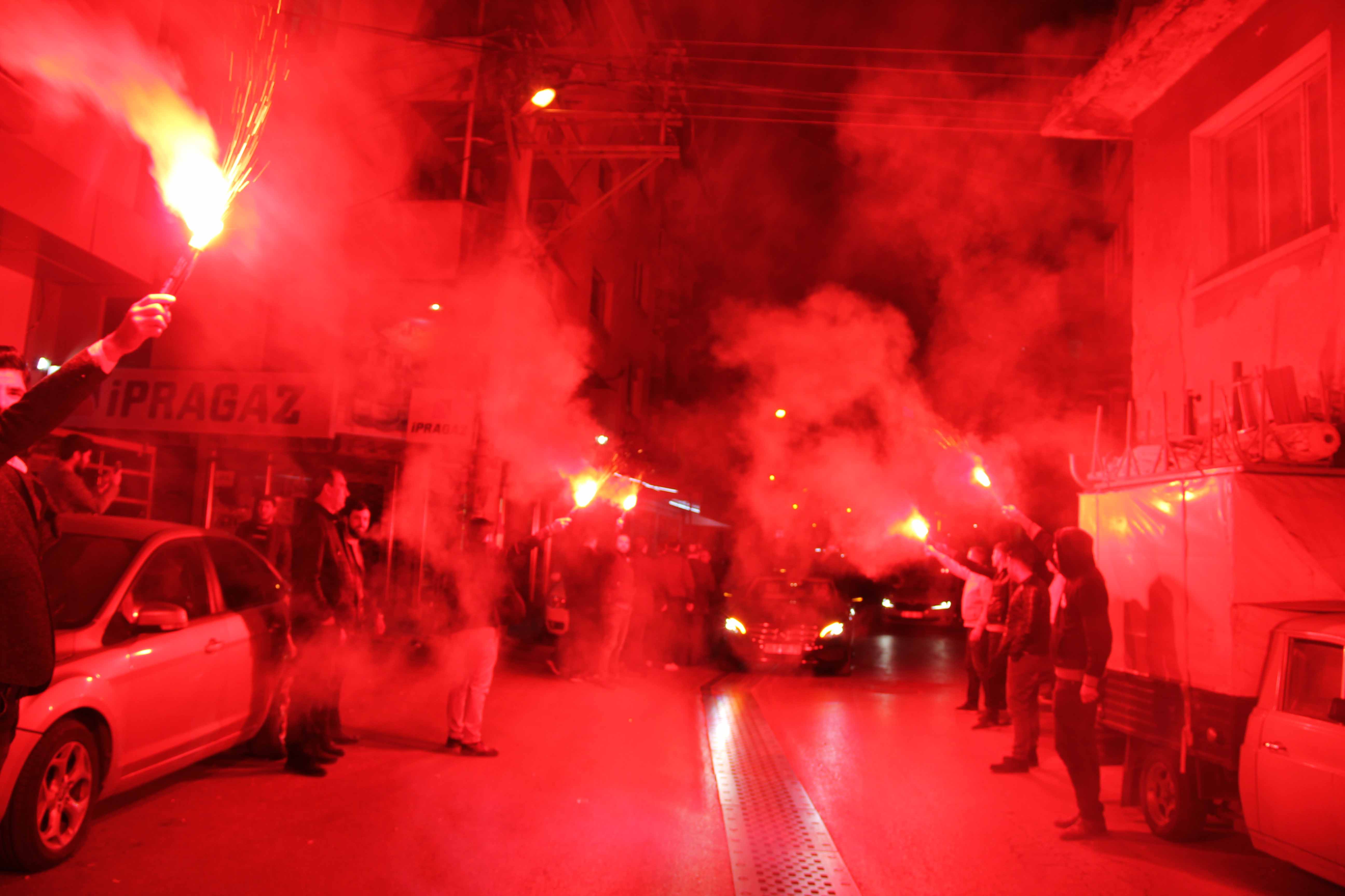Çamdibi'nde festival gibi karşılama!