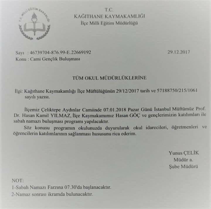 Haydi çocuklar camiye!