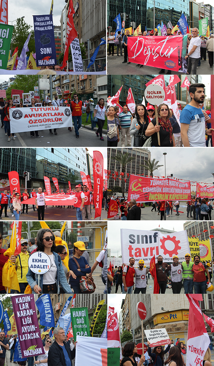İzmir'de 1 Mayıs coşkusu