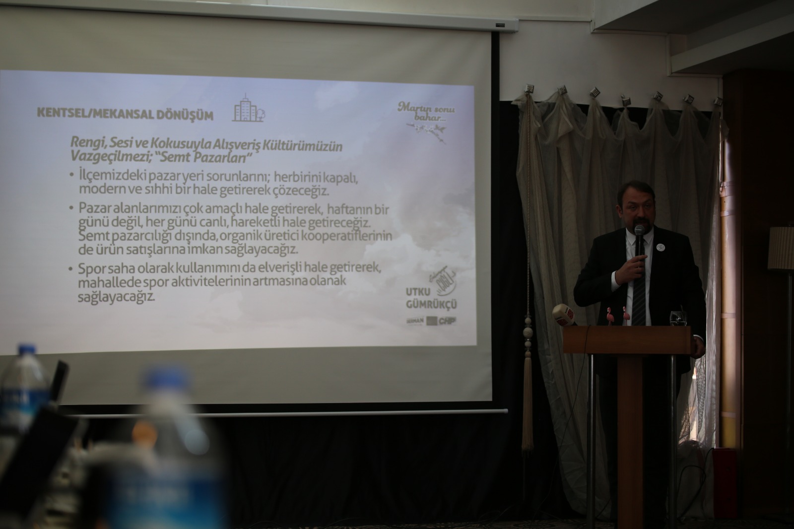 Gümrükçü, projelerini tanıttı