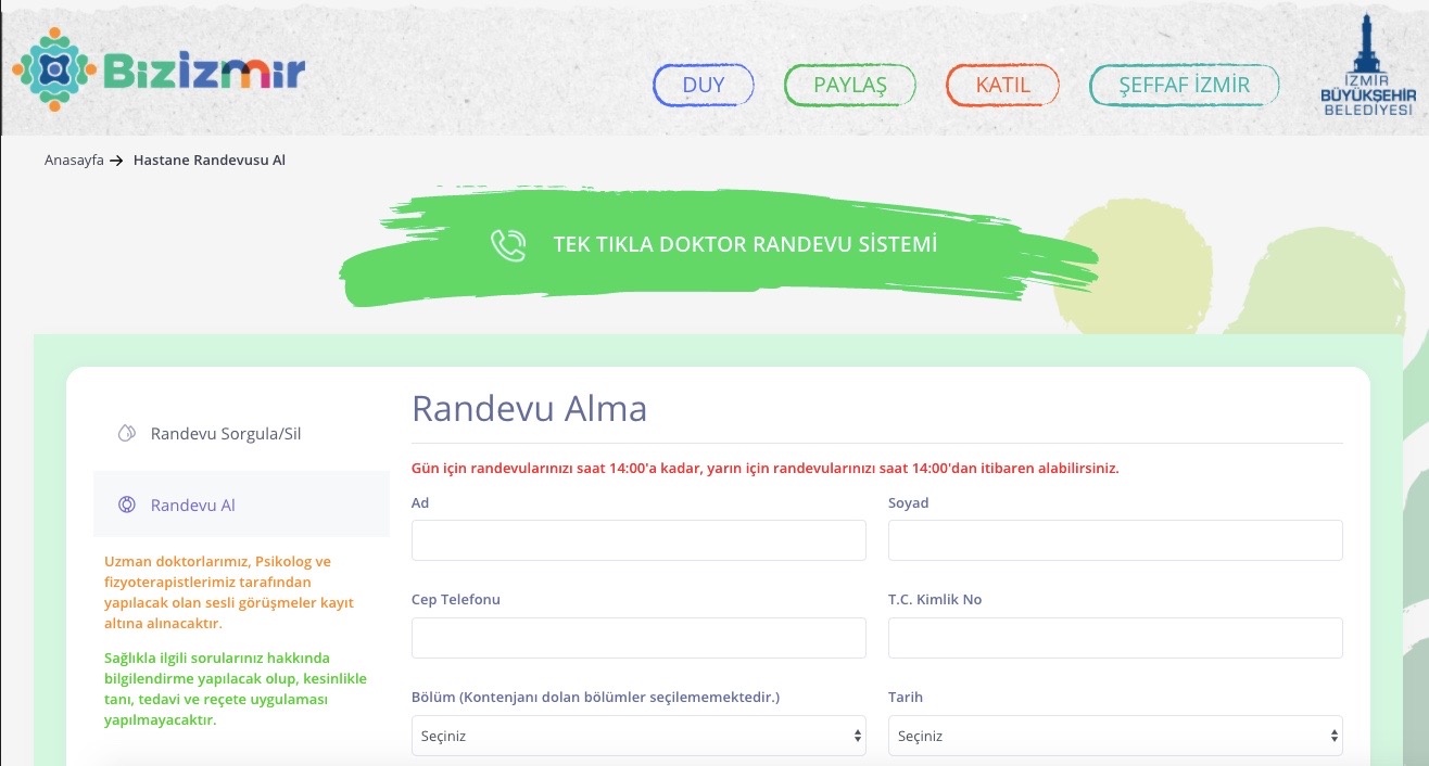 İzmir’de doktorlar bir telefon kadar yakın