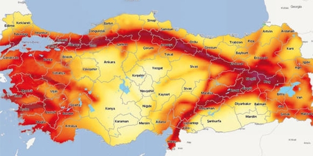 İşte Türkiye'nin yenilenen deprem haritası