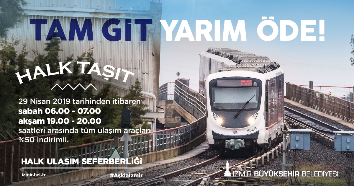 İzmir'de “Halk Taşıt” uygulaması 29 Nisan'dan itibaren başlıyor