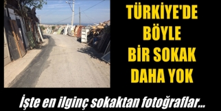 Türkiye'de Böyle Bir Sokak Daha Yok! İşte Fotoğrafları