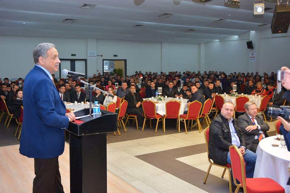 Başkan işçilerle kahvaltıda buluştu