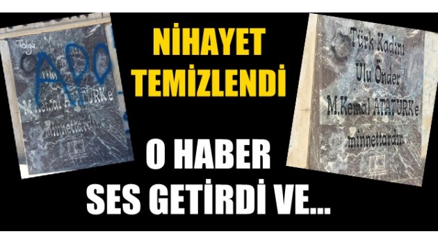 10 gün sonra nihayet o utanç temizlendi