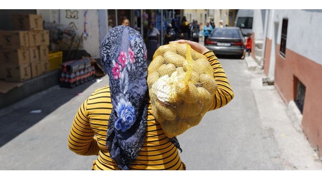 11 bin aileye patates yardımı