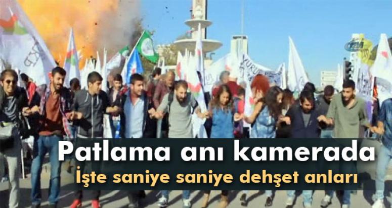 Ankara'daki patlama anının görüntüleri ortaya çıktı