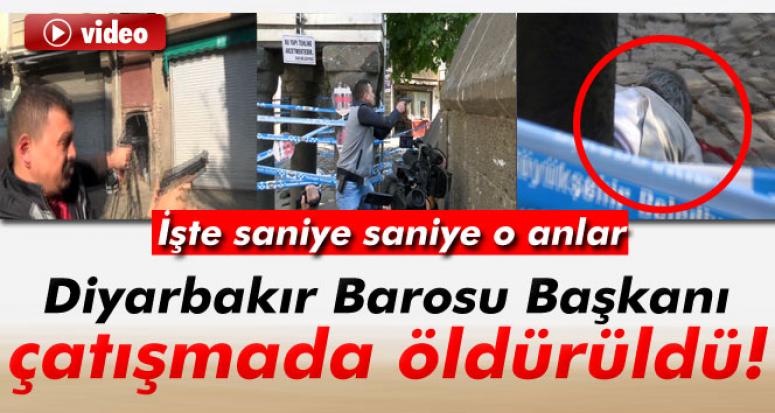 DİYARBAKIR BAROSU BAŞKANI TAHİR ELÇİ ÖLDÜRÜLDÜ!