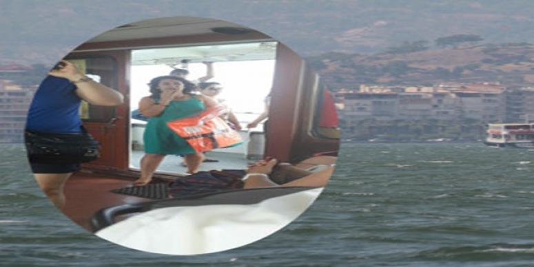 DENİZ ORTASINDA PANİK