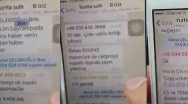 15 Temmuz'da DarbeAskerlerin Kullandığı Bir WhatAspp Grubu Daha Tespit Edildi