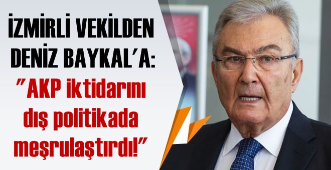 CHP İZMİR MİLLETVEKİLİ İLE DENİZ BAYKAL ATIŞTI!