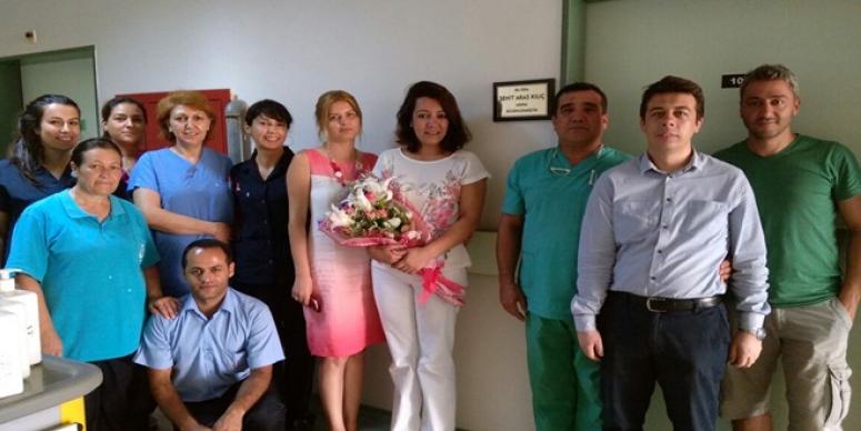 ŞEHİDİMİZİN İSMİ HASTANE ODASI'NDA ÖLÜMSÜZLEŞTİ..