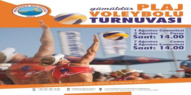 GÜMÜLDÜR’DE VOLEYBOL ZAMANI