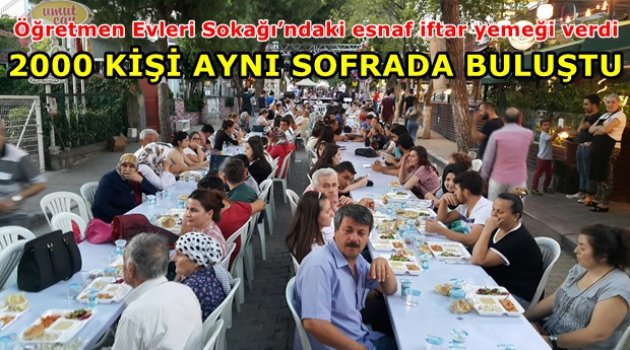 2000 Kişi Aynı Sofrada Buluştu