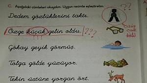 1. Sınıf Kitabına 'Çocuk Gelin' Girdi