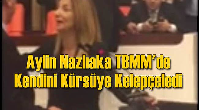Aylin Nazlıaka TBMM'de Kendini Kürsüye Kelepçeledi