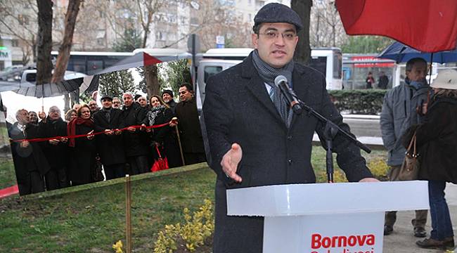 Bornova’da ‘Basın Özgürlüğü Parkı’ Açıldı