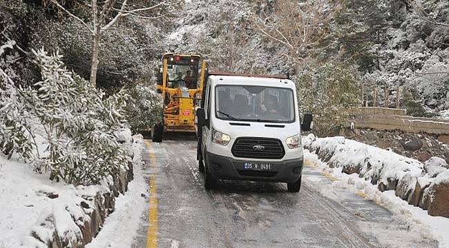 Bornova’da Kar Alarmı