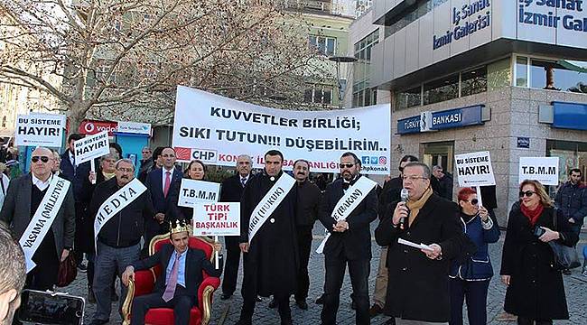 CHP Konak'tan Başkanlık Çıkışı