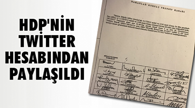 Hükümetin OHAL Tezkeresinde Sahtecilik!