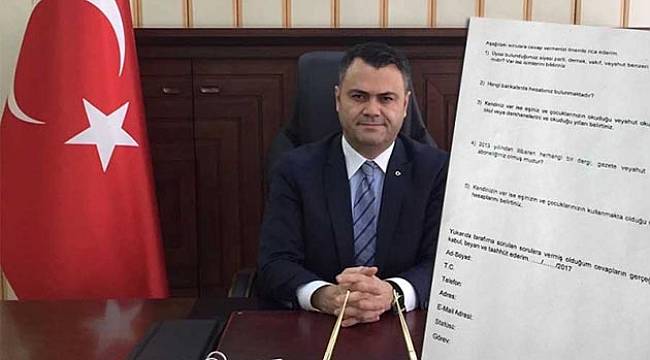 Torbalı’da Memurlara ‘Fişleme Formu’