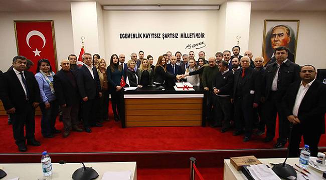 Bayraklı'da Yılın İlk Meclisi Yeni Binada