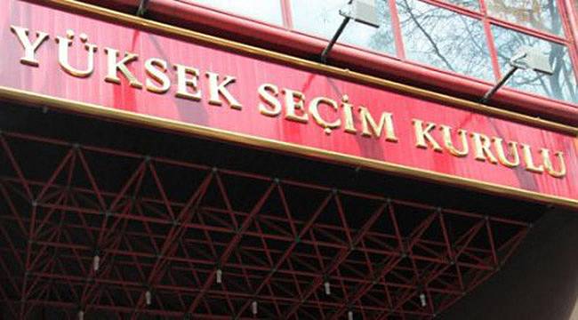 YSK'dan Seçim Hamlesi
