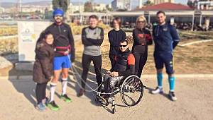 Yürüme Engeline Rağmen İzmir'den Ankara'ya Pedallayacak