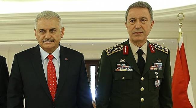Başbakan Yıldırım ile Orgeneral Akar Görüştü