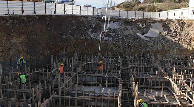 Bayraklı’da Şantiye Binasının Temeli Atıldı
