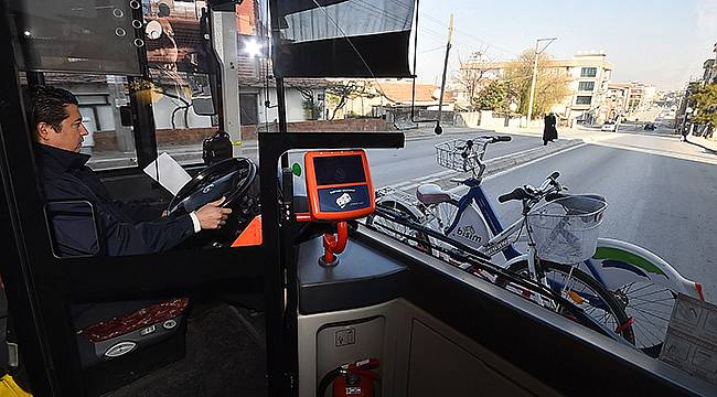 “Bisikletle Otobüs Yolculuğu” Başladı