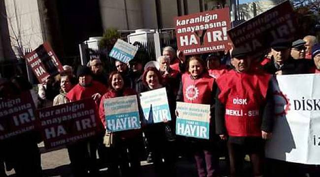 Emekli-Sen İzmir Şubesi "Referandumda Hayır Diyeceğiz"