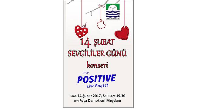 Foça Demokrasi Meydanı’nda Sevgililer Günü Konseri