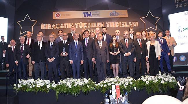 İhracatın Yükselen Yıldızları Ödüllerine Kavuştu