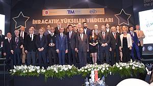 İhracatın Yükselen Yıldızları Ödüllerine Kavuştu