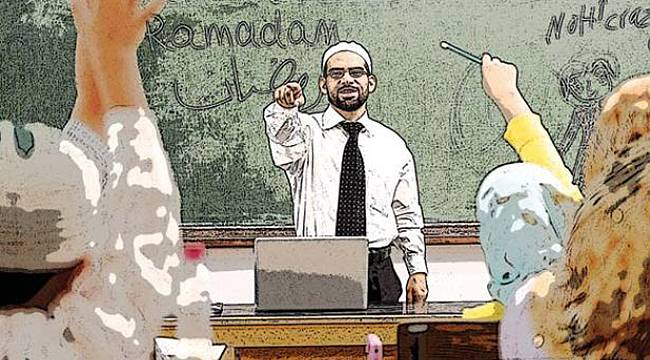 İzmir'de Milli Eğitim'den Öğrencilere Afişli 'Din Dersi' Propagandası!