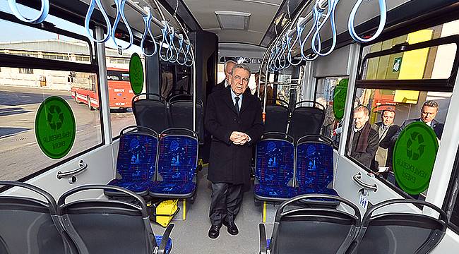 İzmir’in Elektrikli Otobüsleri Geldi