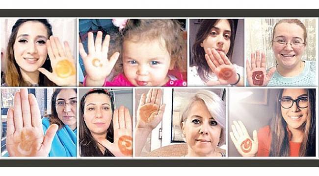 Kınalı Eller 'Hayır' Diyor Kampanyası Başladı