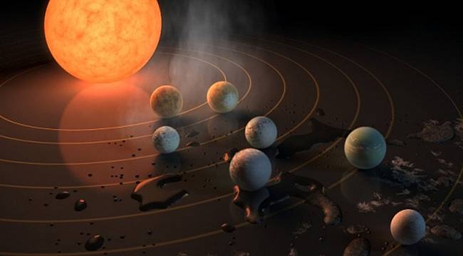 NASA'dan Tarihi Açıklama: 3'ü Yaşanılabilir Bölge İçinde, 7 Gezegen Keşfedildi!